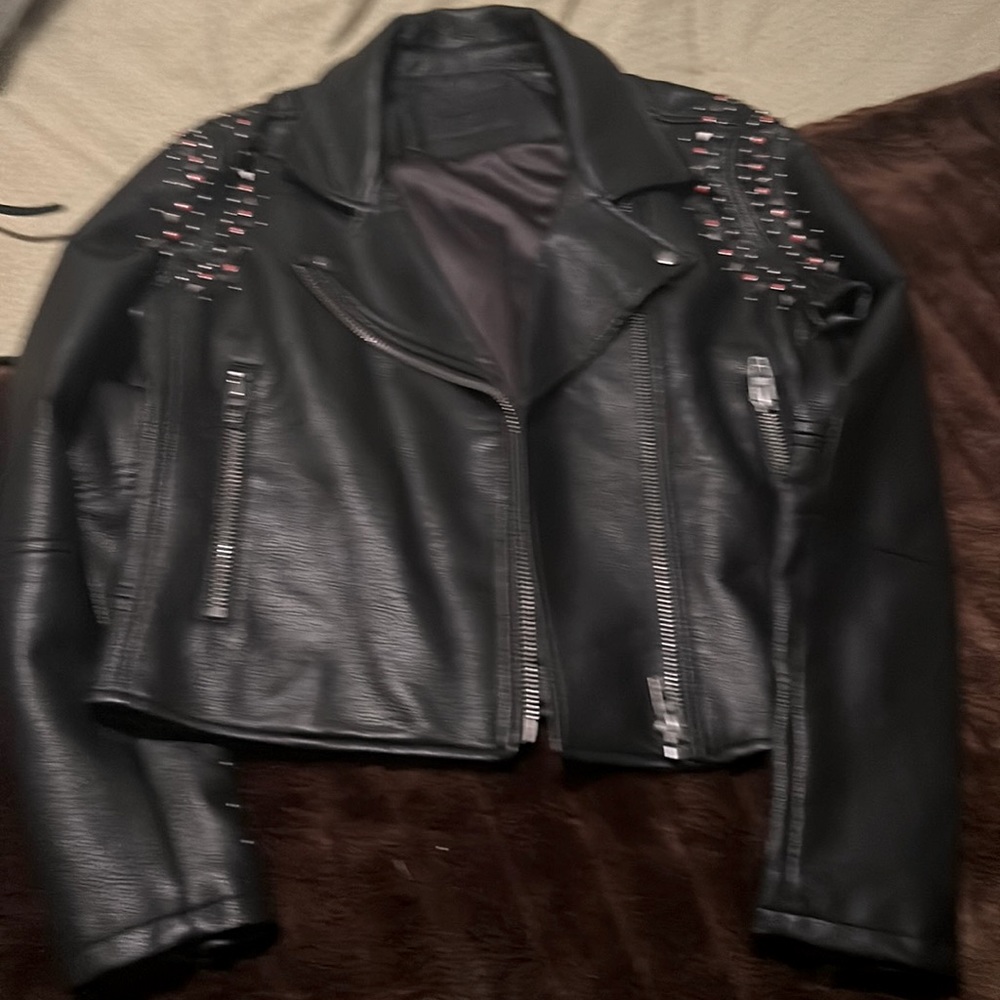 New leather jacket small
